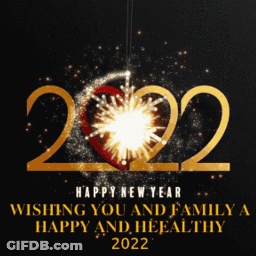 Happy New Years And Healthy 2022 GIF