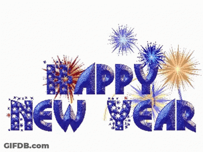 Happy New Years Artwork Greetings GIF