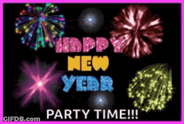 Happy New Years Eve Party Time GIF