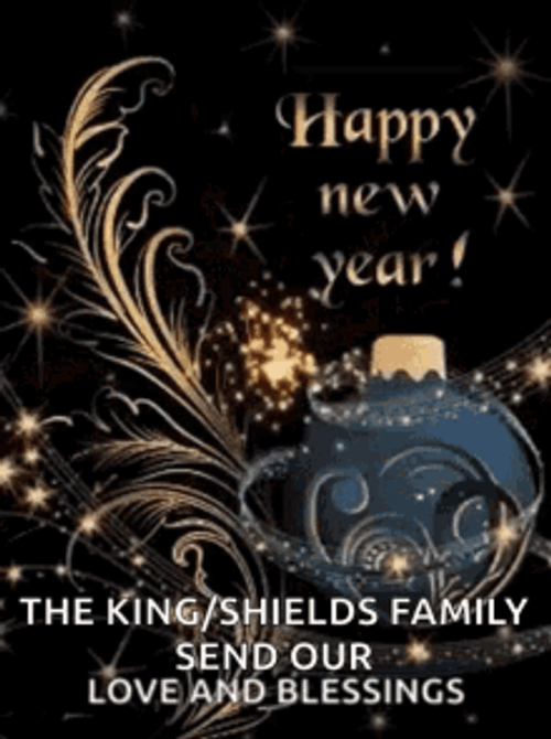 Happy New Years Eve The King Shield Family GIF