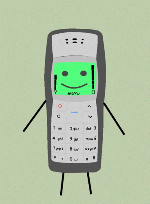 Happy Nokia 1110 Phone GIF