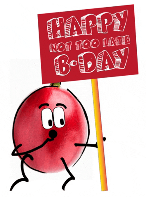 Happy Not Too Late Birthday GIF
