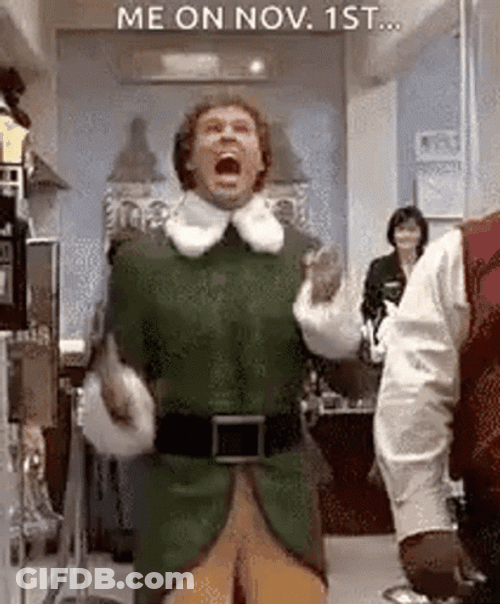 Happy November 1St Elf Buddy Hobbs GIF