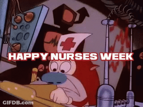 Happy Nurses Week Nurse Cartoon GIF