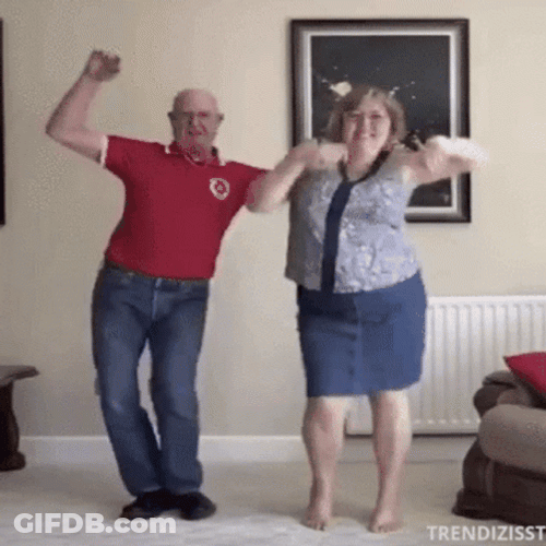 Happy Old People GIF