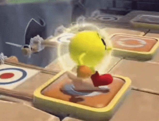 Happy Pacman Reached A Goal GIF