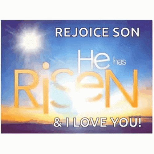 Happy Palm Sunday Rejoice And I Love You GIF