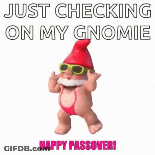 Happy Passover Gnomeo And Juliet Gnome Dance GIF
