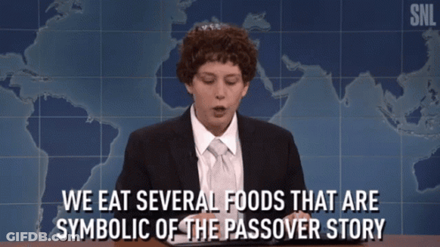 Happy Passover SNL Vanessa Bayer Jacob GIF