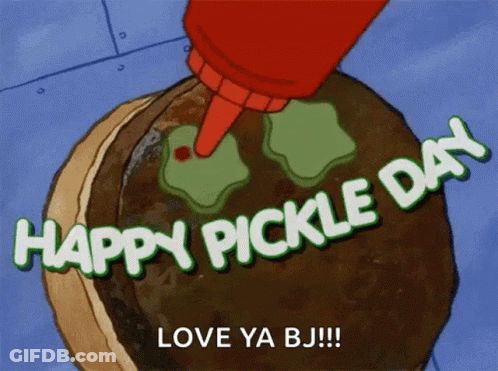 Happy Pickle Day Pickle GIF