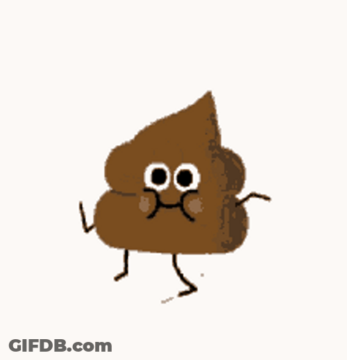 Happy Poop Emoji Dancing To Music GIF