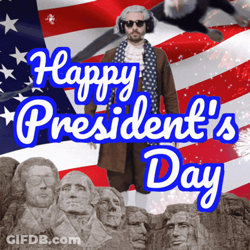 Happy President's Day Benjamin Salutes GIF