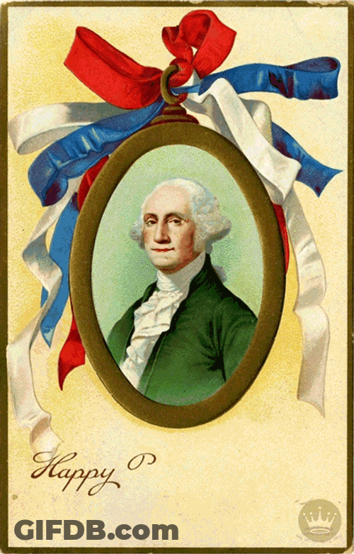 Happy Presidents Day In Frame GIF