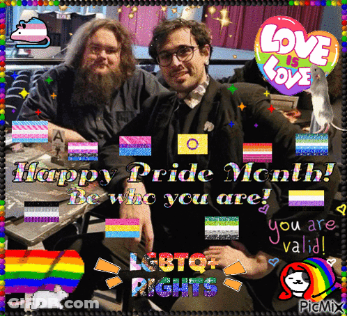 Happy Pride Month Be Who You Are LGBTQ Rights GIF
