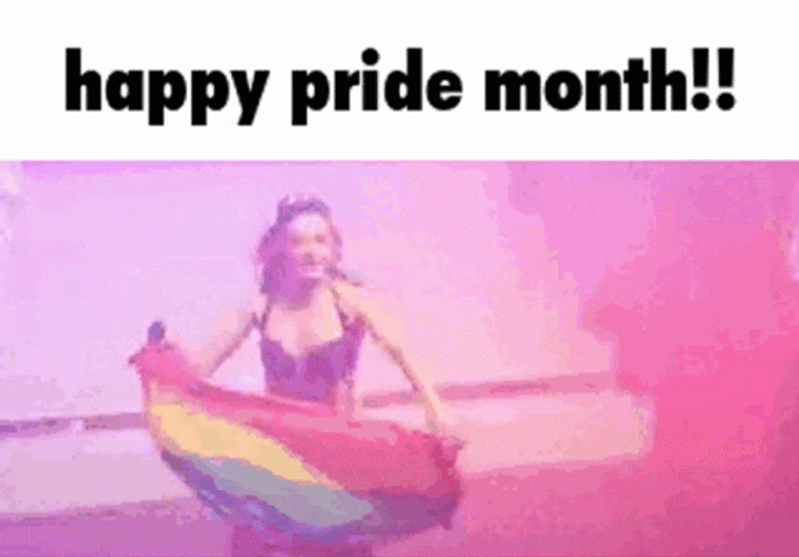 Happy Pride Month Celebratory Dance GIF