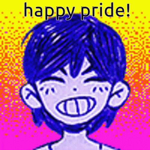 Happy Pride Month Smiling Omori GIF