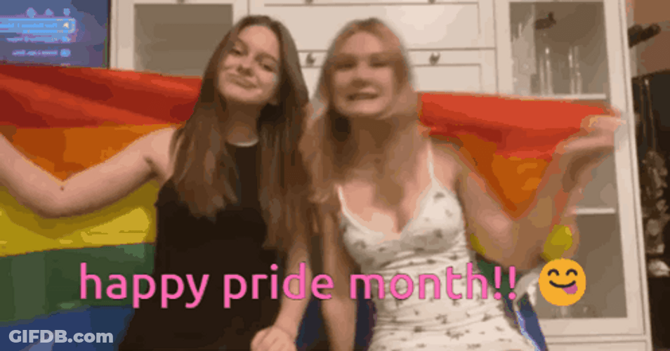 Happy Pride Month Teasing Slap GIF