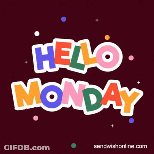 Happy Rainy Hello Monday GIF