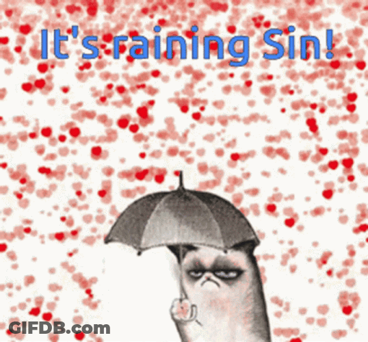 Happy Rainy Monday Raining Sin GIF