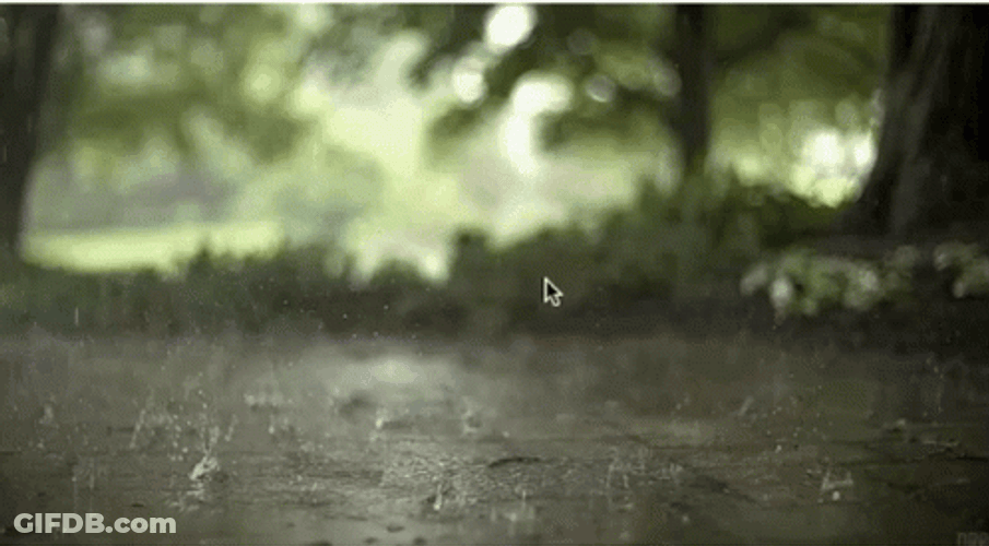 Happy Rainy Sunday Drops GIF