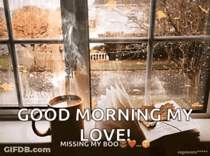 Happy Rainy Sunday Missing My Boo GIF