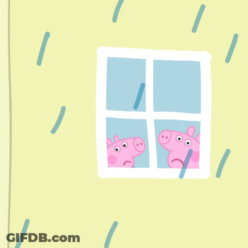 Happy Rainy Sunday Peppa Pig GIF