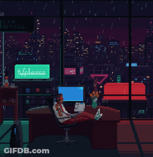 Happy Rainy Sunday Red Strings Club GIF