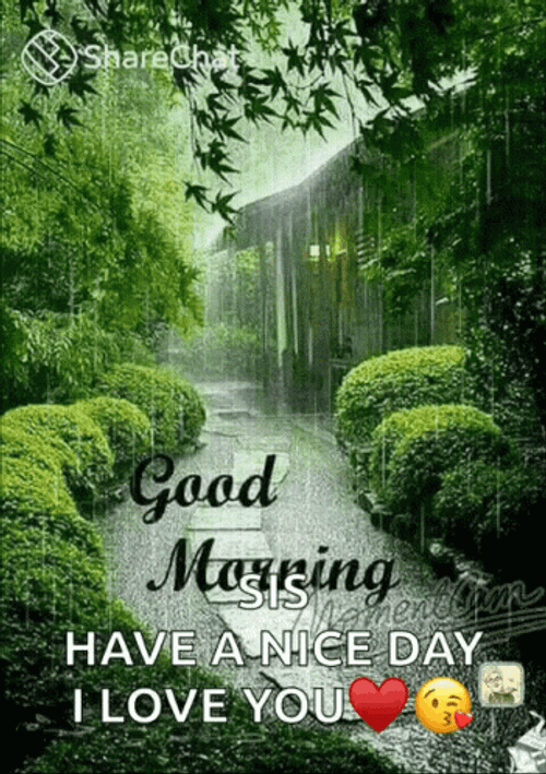 Happy Rainy Wednesday I Love You GIF