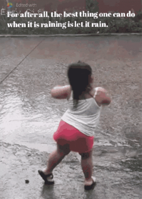 Happy Rainy Wednesday Kid GIF