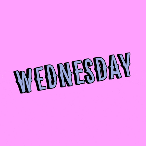 Happy Rainy Wednesday Text GIF