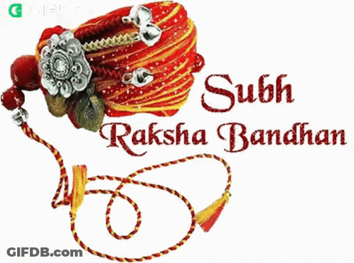 Happy Raksha Bandhan Greeting With Cadbury Dairy Milk Chocolate GIF