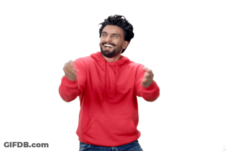 Happy Ranveer Singh Indian Dancing GIF