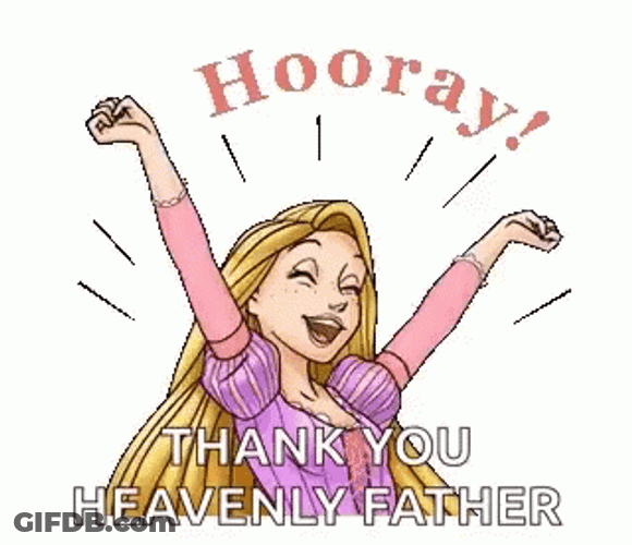 Happy Rapunzel And There Was Much Rejoicing Hooray GIF