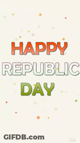 Happy Republic Day Poster GIF