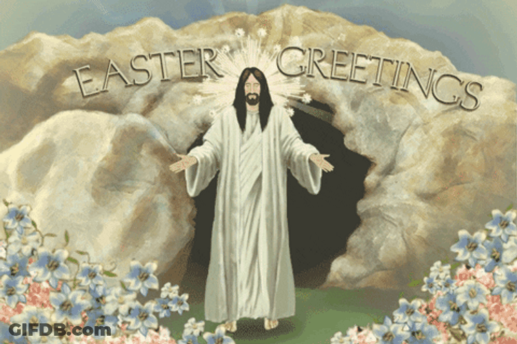 Happy Resurrection Day Easter Greetings GIF