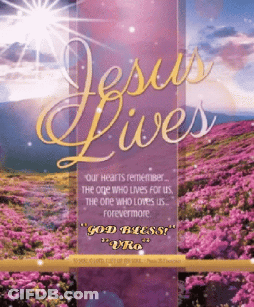 Happy Resurrection Day Jesus Lives GIF
