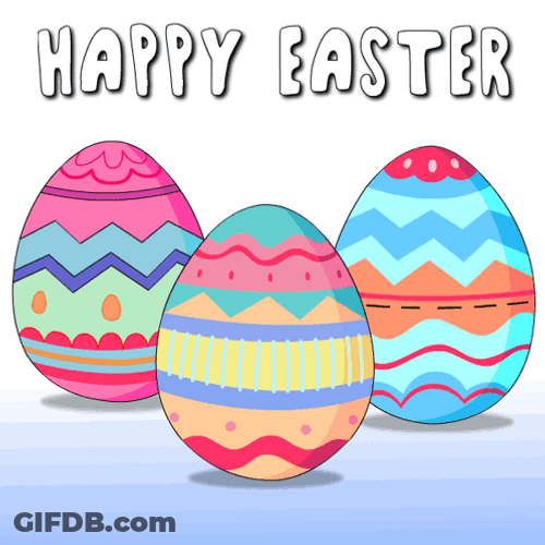 Happy Resurrection Day Pudgy Penguin Easter Eggs GIF