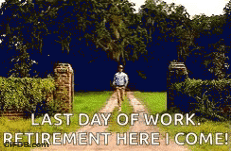 Happy Retirement Run GIF