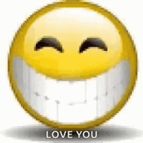 Happy Rolling Face Love Emoji GIF