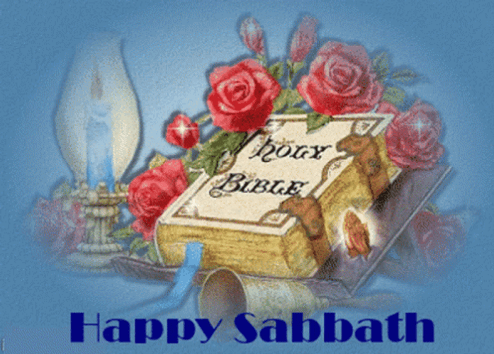 Happy Sabbath Holy Bible GIF