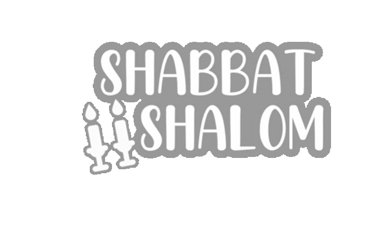Happy Sabbath White Background GIF