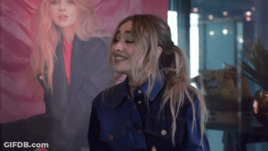 Happy Sabrina Carpenter Smiling GIF