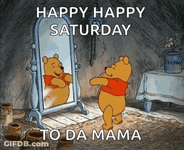 Happy Saturday Dancing Winnie The Pooh GIF