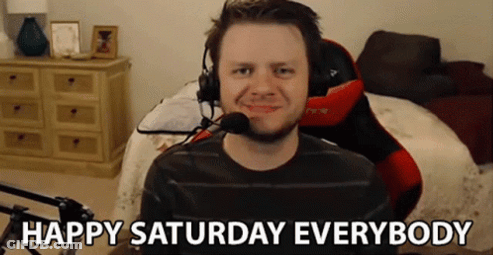 Happy Saturday Everybody Ryan Bailey GIF