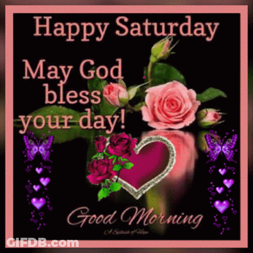 Happy Saturday Good Morning Card GIF