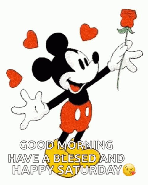 Happy Saturday Mickey Mouse GIF