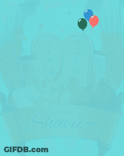 Happy Shaviot Greeting Card With Scroll Of Law GIF