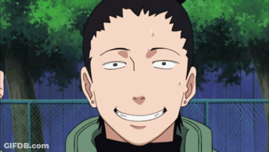 Happy Shikamaru Nara Naruto Swing Playground GIF