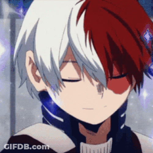Happy Shoto Todoroki GIF