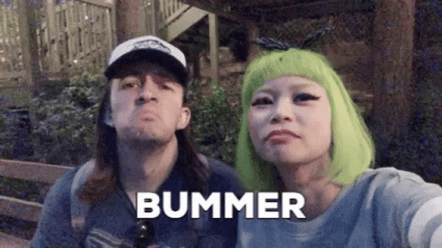 Happy Shouting Bummer GIF